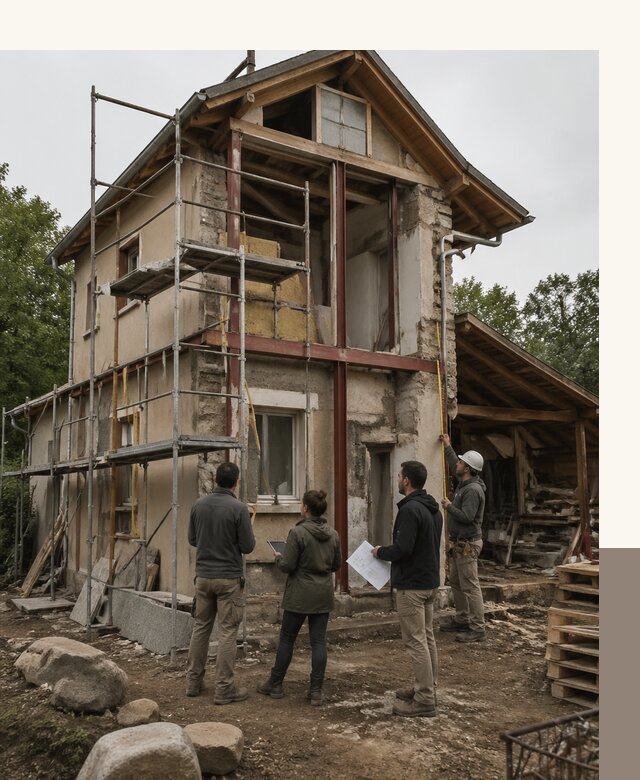 Реконструкция загородного дома под ключ в Таганроге от бюро