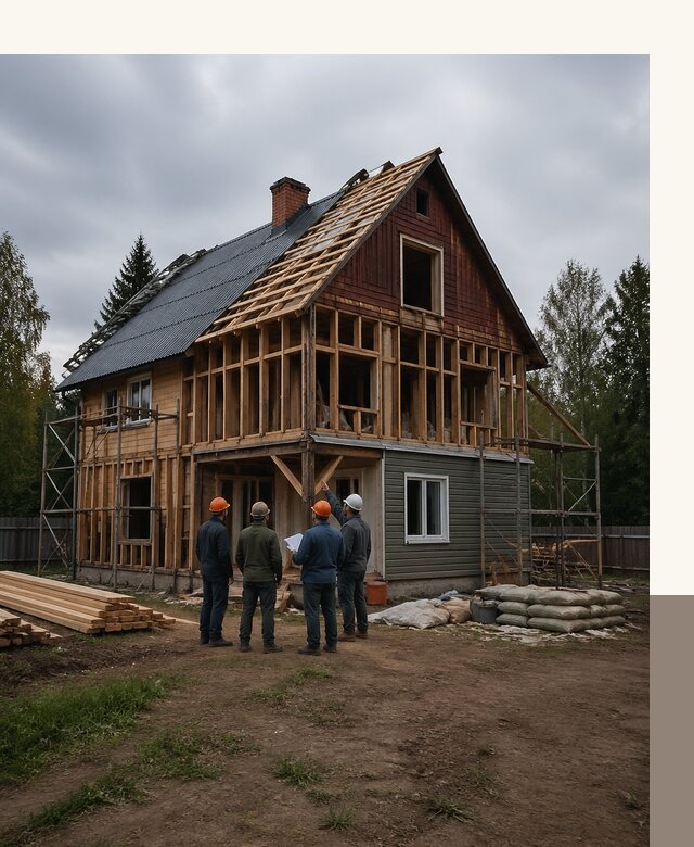 Реконструкция дачного дома в Таганроге под ключ с проектом